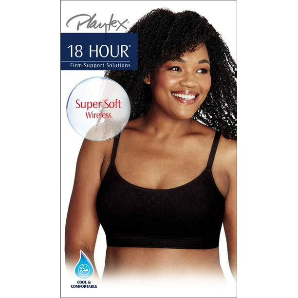 Playtex Womens 18 Hour Cooling Comfort Wire-Free Sports Bra Style