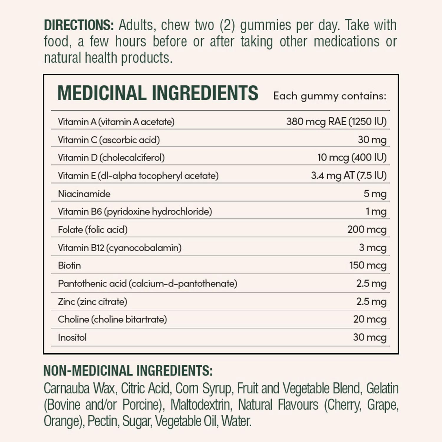 NATURE'S BOUNTY Adult Multi, Helps to Support Immune Function, Helps Development Of Bones & Teeth, Cherry, Grape & Orange Flavours 150.0 count
