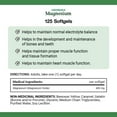 thumbnail image 4 of NATURE'S BOUNTY Magnesium, Absorbable, 400 mg, Helps Maintain Electrolyte Balance, Helps Development & Maintenance of Bones, Teeth & Muscle Function, Helps Heart Muscle Function, 125 Softgels 125.0 count, 4 of 6