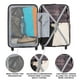 Ensemble de valises 2mcx de JetStream® Duo valises 18po et 26po – image 3 sur 9