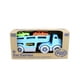 Voiture de transport de jouets verts avec des mini véhicules – image 2 sur 7