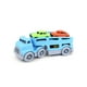 Voiture de transport de jouets verts avec des mini véhicules – image 3 sur 7