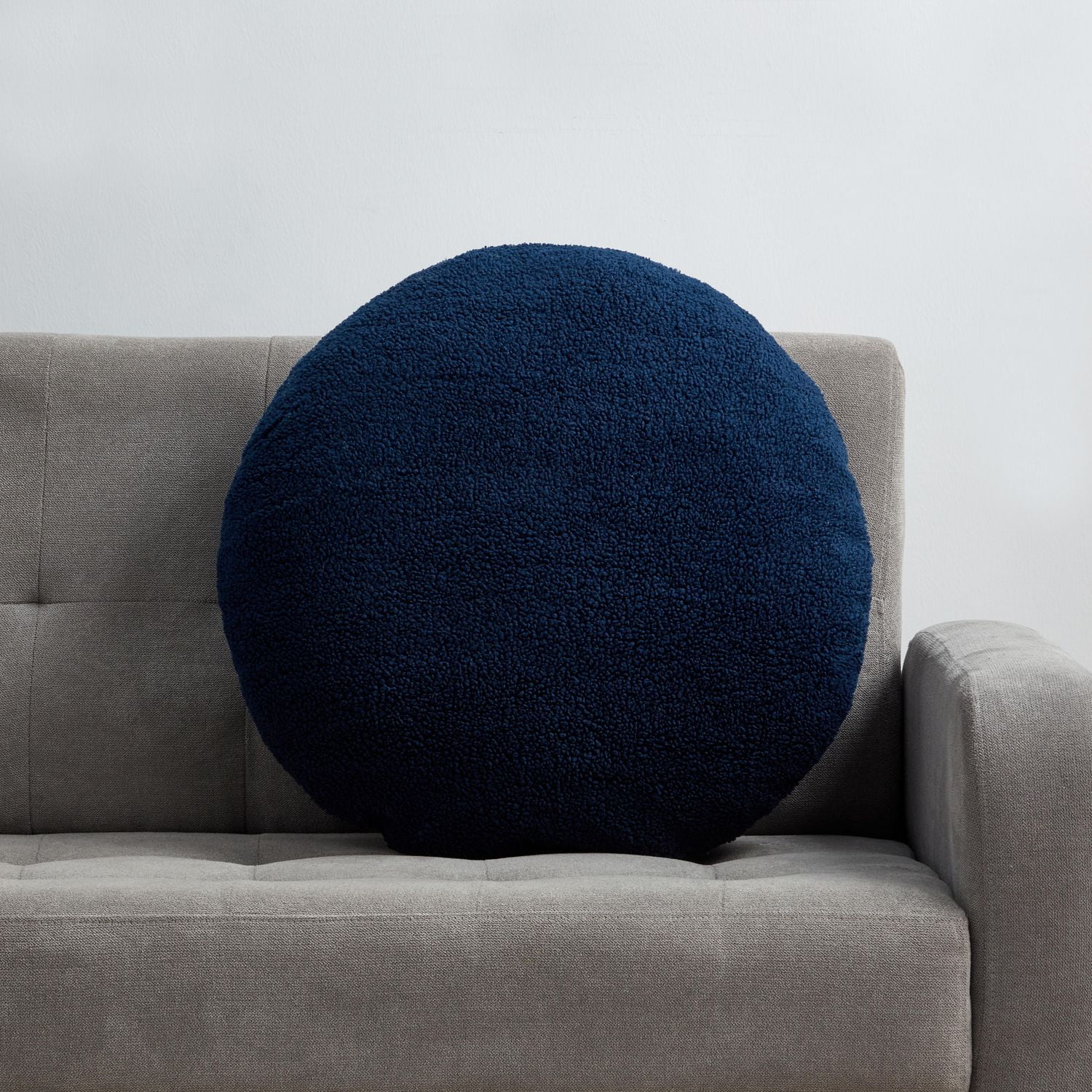 Mainstays Teddy Round Dec Pillow, Grey Walmart Canada