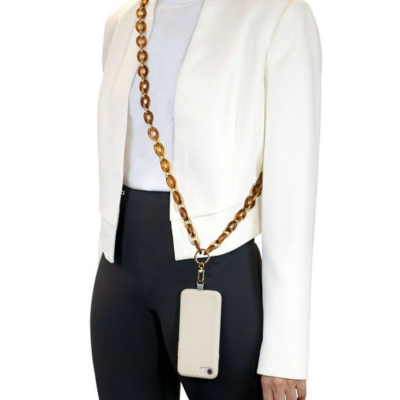Crossbody cell phone lanyard