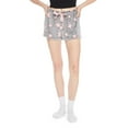 thumbnail image 1 of No Boundaries Women's Plush Sleep Short, 1 of 6