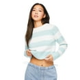 thumbnail image 1 of No Boundaries Women's Crew Neckline Sweater, 1 of 6