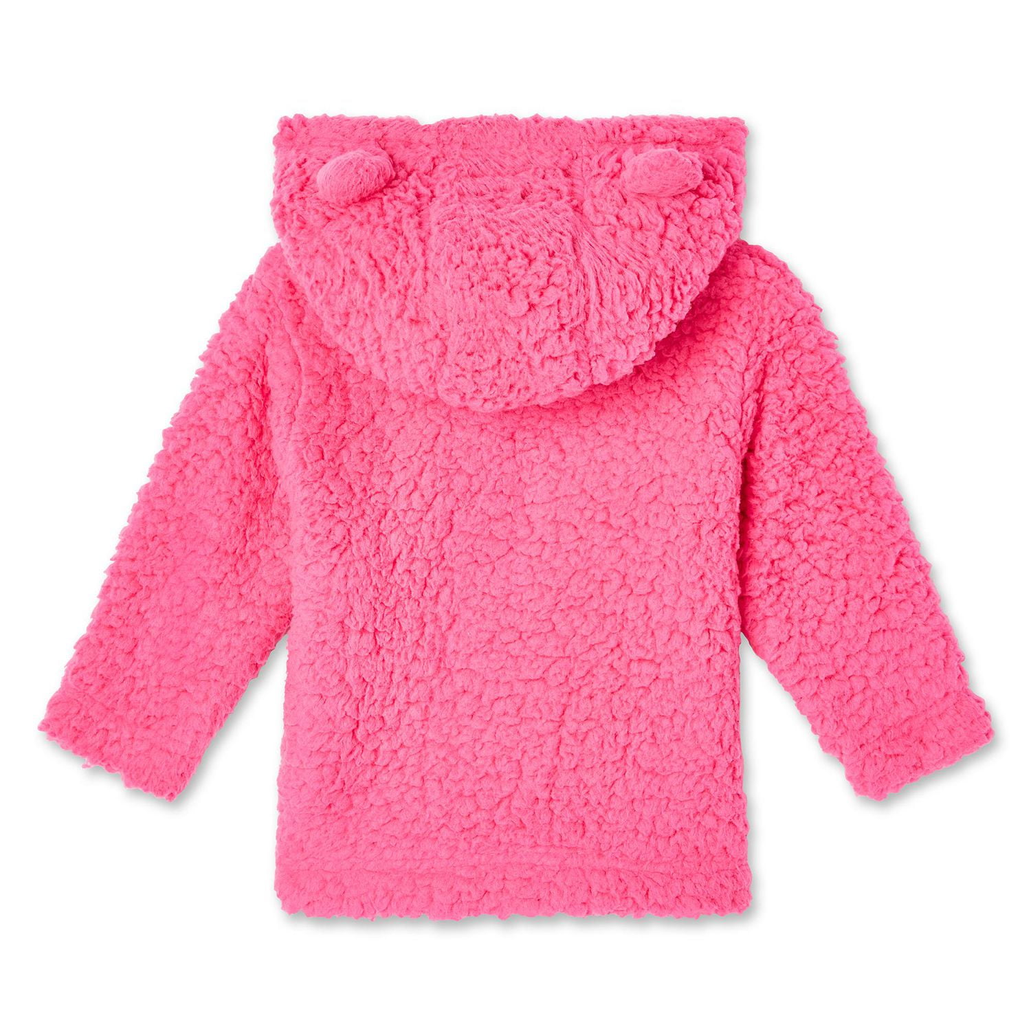 Pink hot sale sherpa hoodie