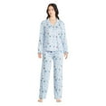 thumbnail image 1 of George Women's Notch Collar Pajama 2-Piece Set, 1 of 6