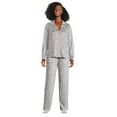 thumbnail image 1 of George Women's Notch Collar Pajama 2-Piece Set, 1 of 6