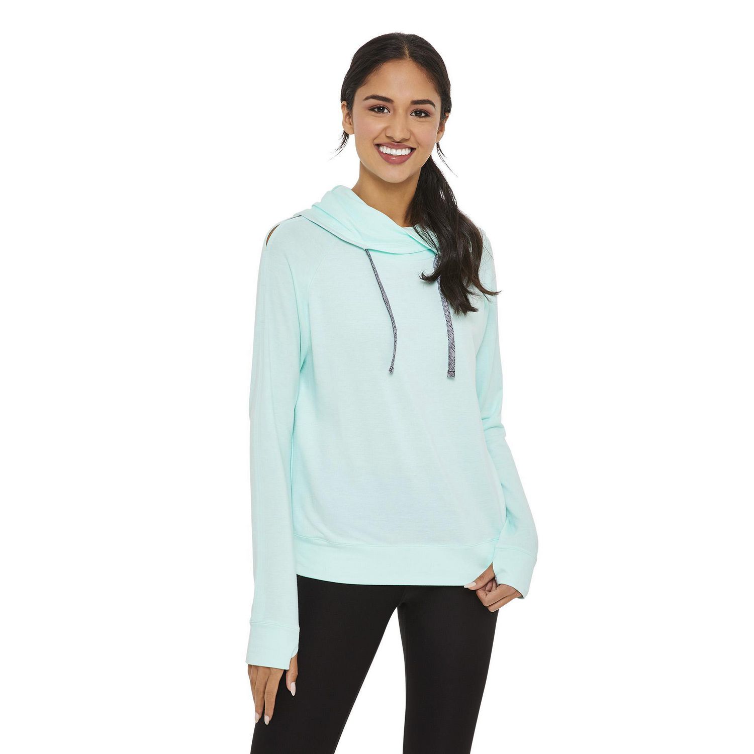 Athletic Works Women's Eyelet Shoulder Pullover Hoodie | Walmart Canada