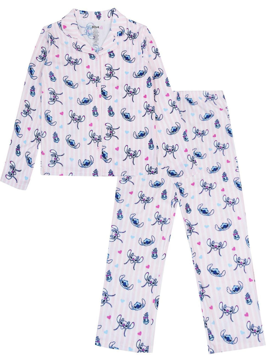 LILO&STITCH - Pyjama 2 pièces en tricot - Enfants - Filles TAILLES : TP-G