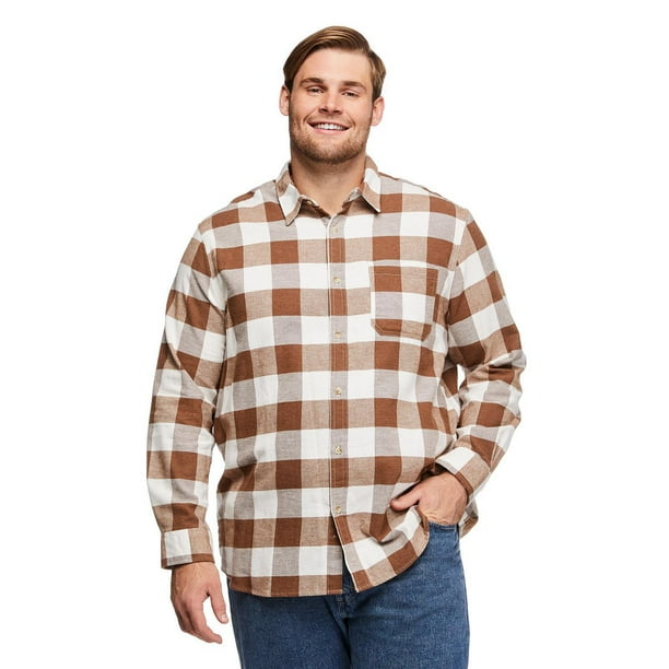 Big Men's Flannel Shirt Walmart.ca