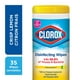 Serviettes désinfectantes Clorox au parfum de citron frais, boîte de 35 Tue le Virus COVID-19 – image 1 sur 7
