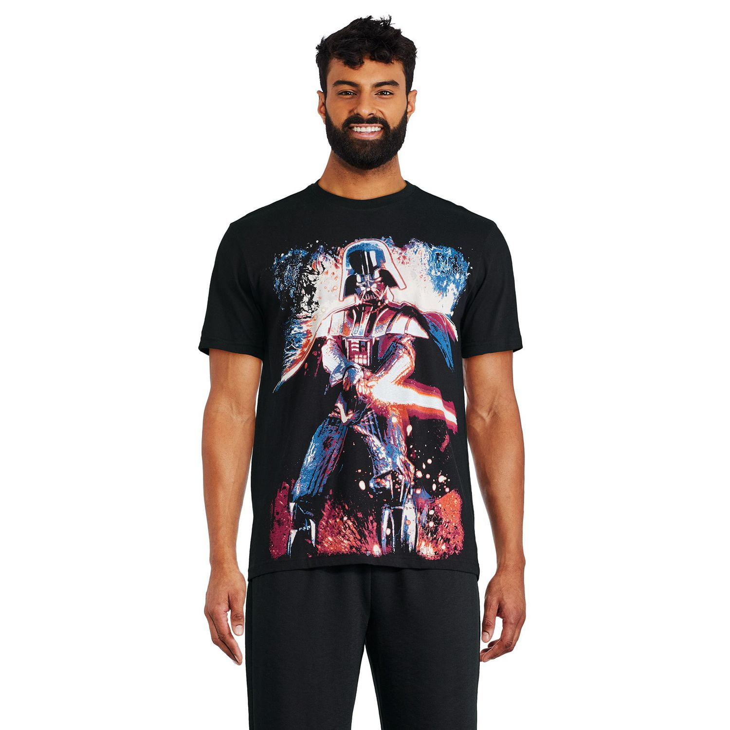 Star Wars Men's Darth Vader Glow-in-the-Dark Tee