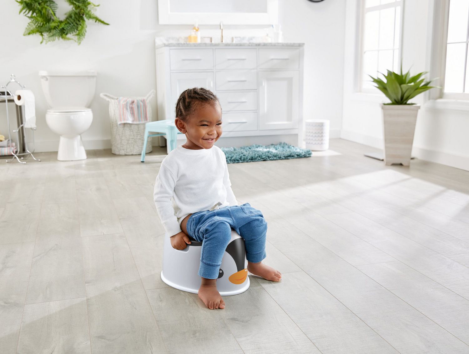 Fisher-Price Penguin Potty, ​Easy-to-clean 