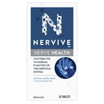 Nervive Nerve Health, pour le système nerveux, acide alpha lipoïque, ALA, Vitamines B1-Thiamine, B6, B12, 30-Day Fournitures, 30 Nombre