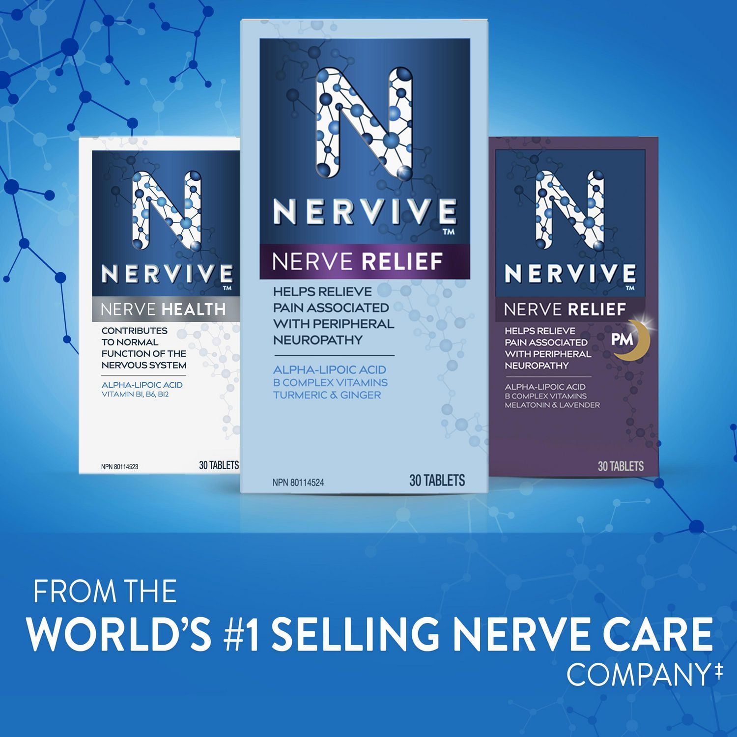 Nervive Nerve Health, 30 Count