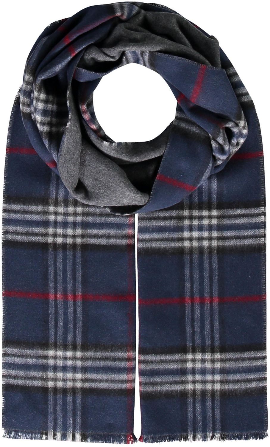 V. Fraas Reversible Plaid Soft Acrylic Scarf | Walmart Canada