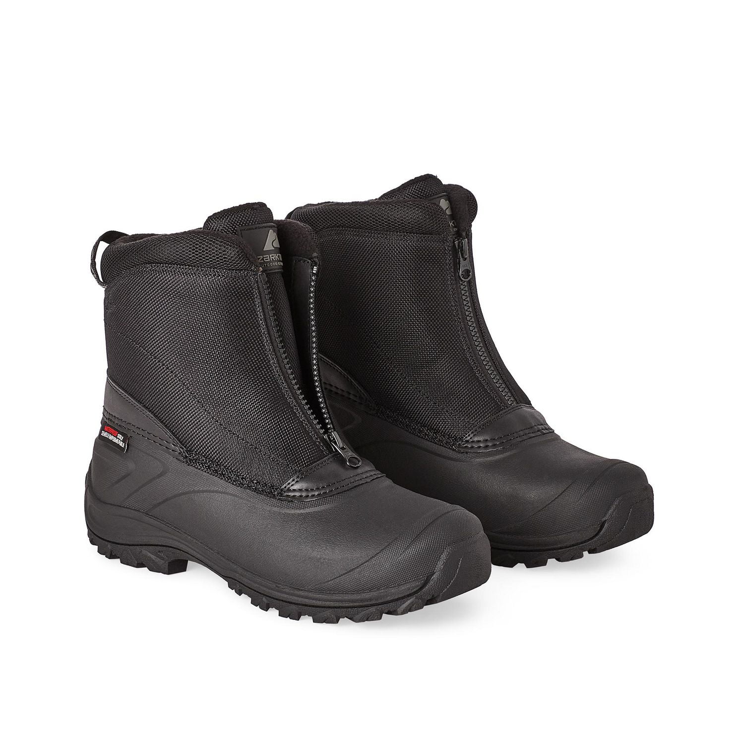 Men's zip up winter boots hotsell