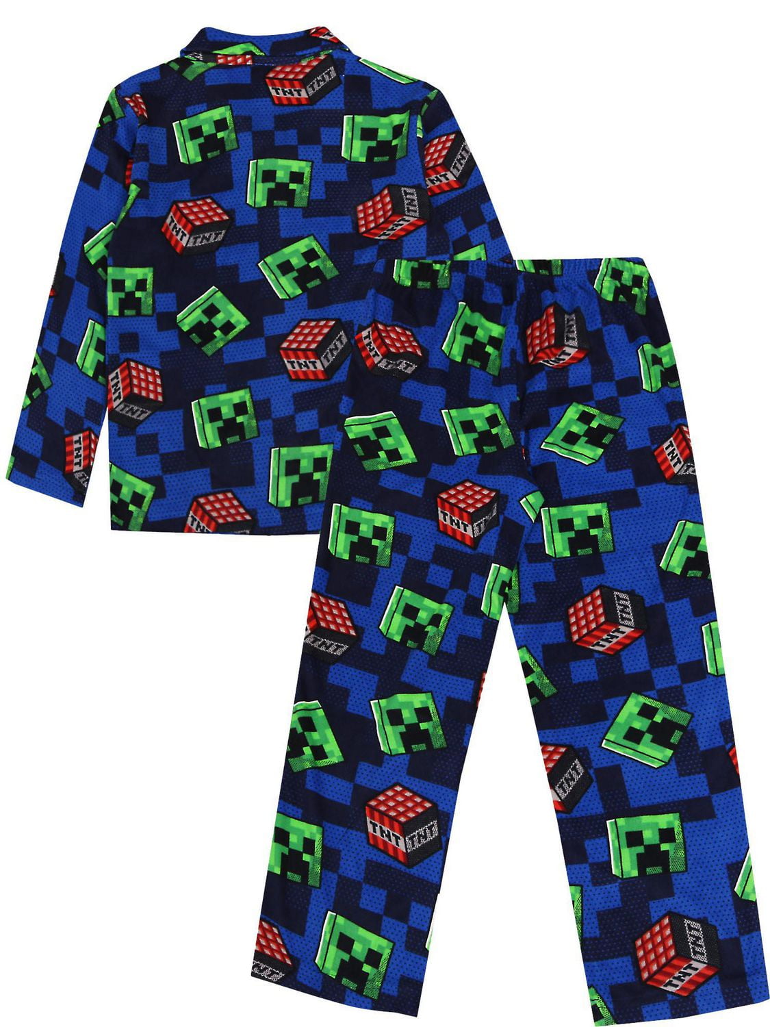 MINECRAFT - Knit Sleep 2 Piece PJ set - Kids - Boys, SIZE : XS-L