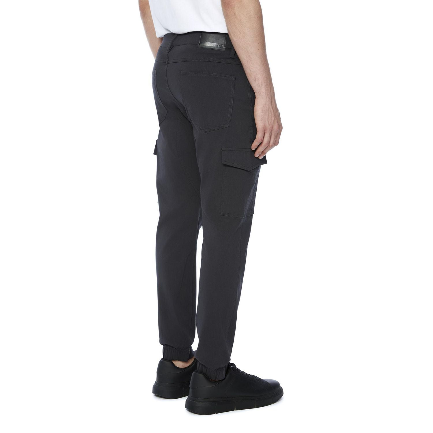 Jogger pour hommes cargo Dark Black Tailles 30-40
