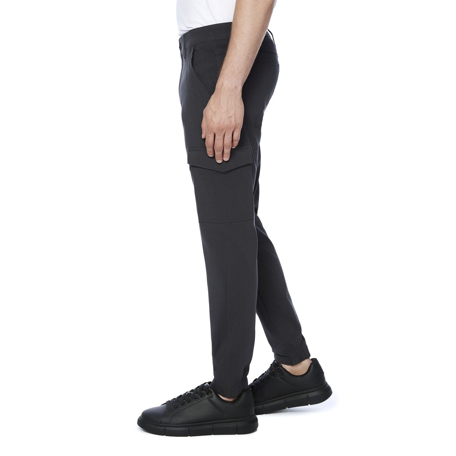 Jogger pour hommes cargo Dark Black Tailles 30-40
