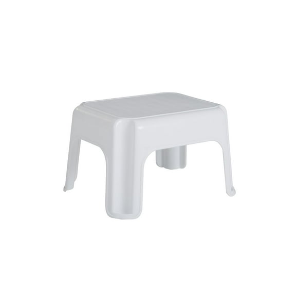 Rubbermaid Roughneck Single Step Stool, White
