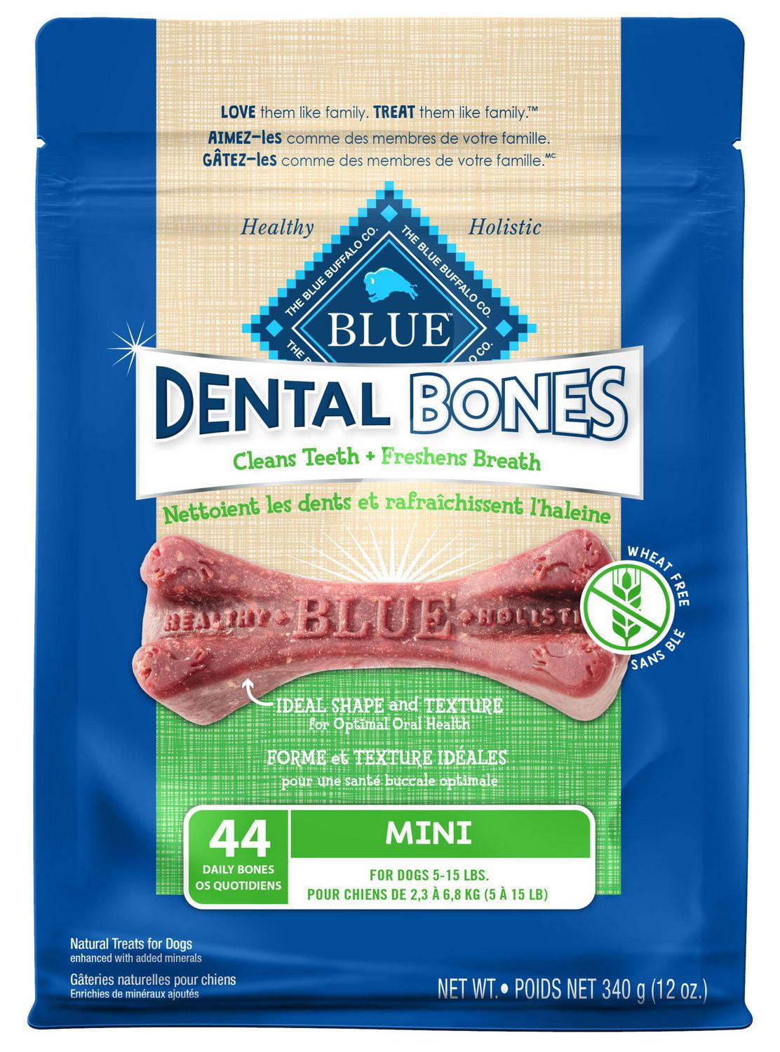 BLUE Bones Mini Size Dog Dental Chews Walmart Canada