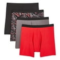 thumbnail image 1 of Athletic Works Men's Boxer Briefs 4-Pack, 1 of 1