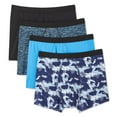 thumbnail image 1 of Athletic Works Men's Trunks 4-Pack, 1 of 1