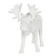 Statue d'orignal blanche Canadiana Art – image 4 sur 5