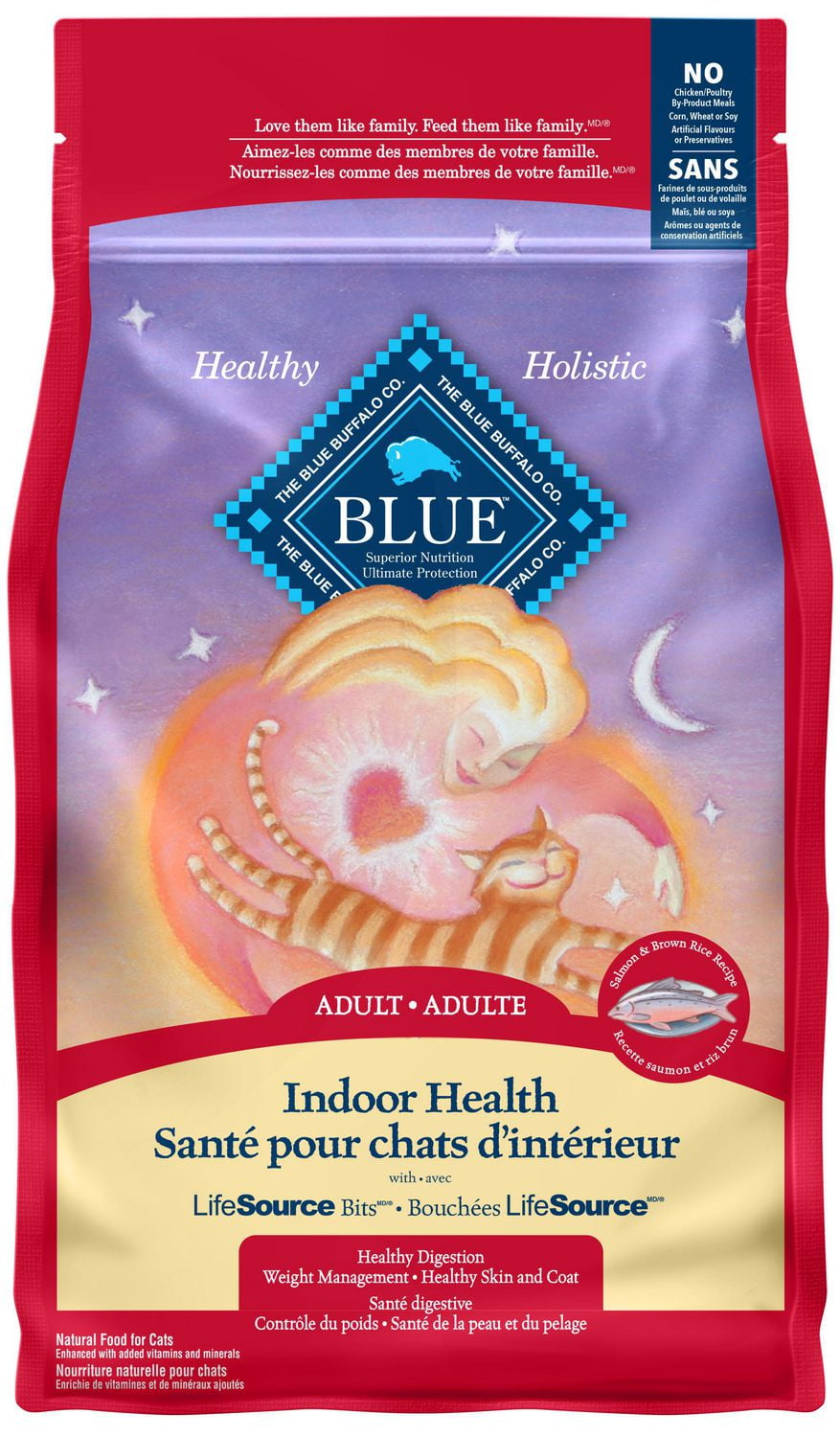 BLUE Adult Indoor Salmon Dry Cat Food | Walmart Canada