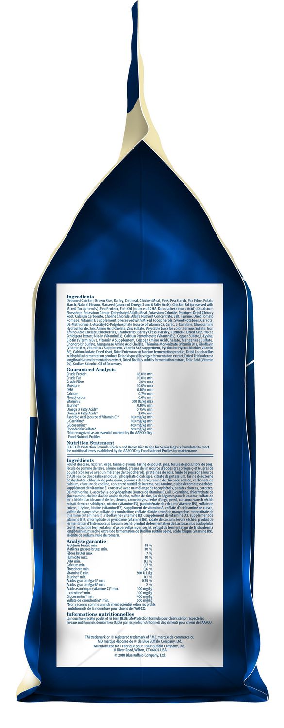 Blue buffalo life protection formula ingredients best sale