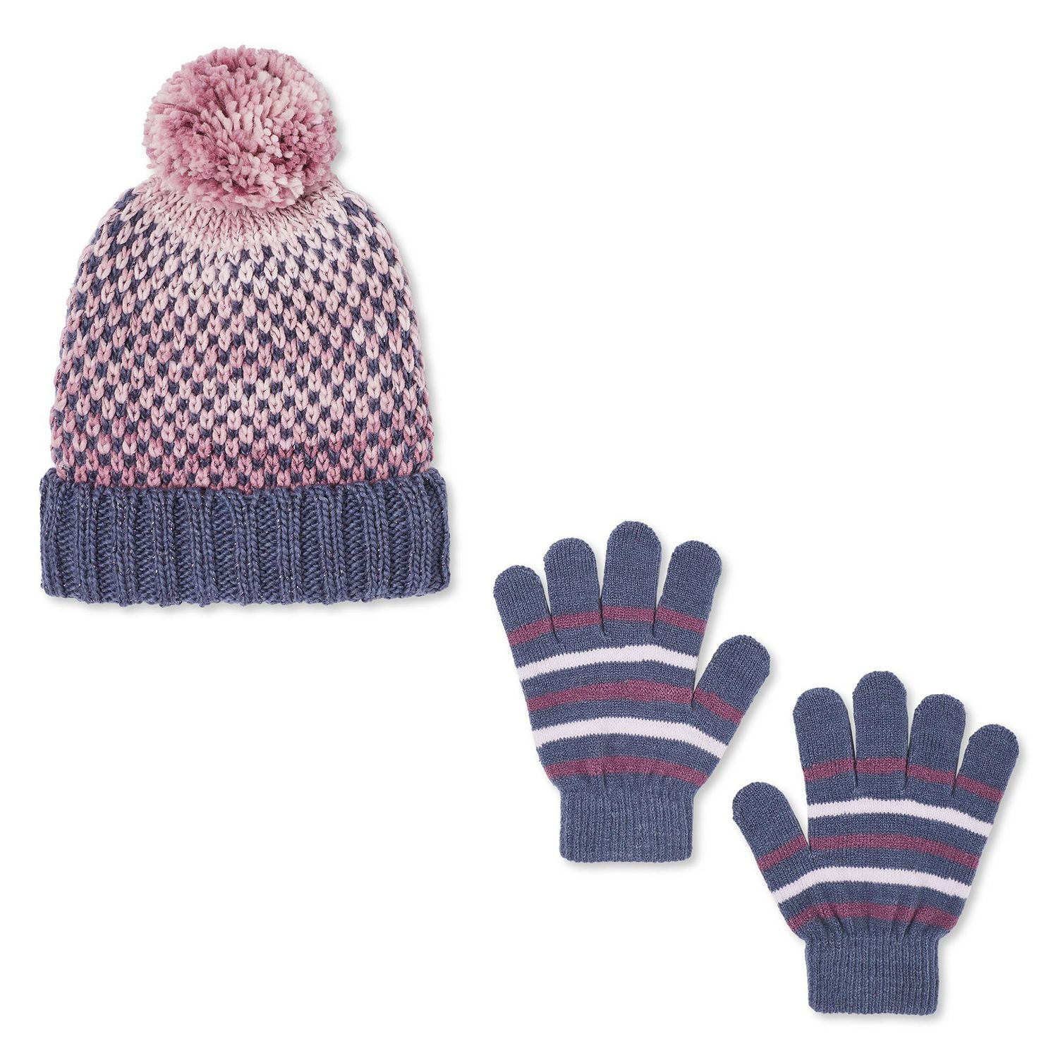Ensemble 2 pièces avec tuque et gants George pour filles