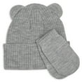 thumbnail image 1 of Hot Paws Newborn's Bear Ear Hat Set 6-12M, 1 of 1