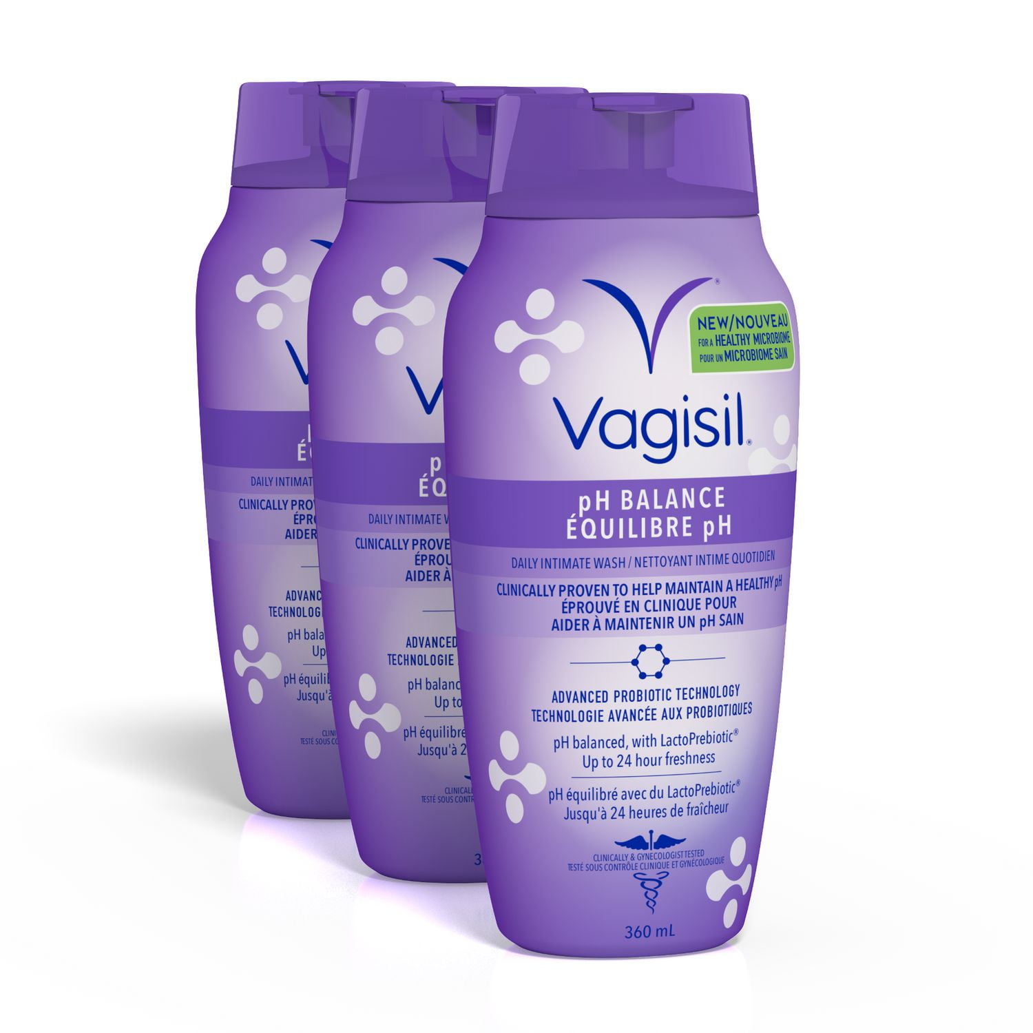 Vagisil pH Balance Daily Intimate Wash 360ml (3 count)
