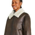 thumbnail image 2 of George Women's Faux Shearling Jacket, 2 of 6