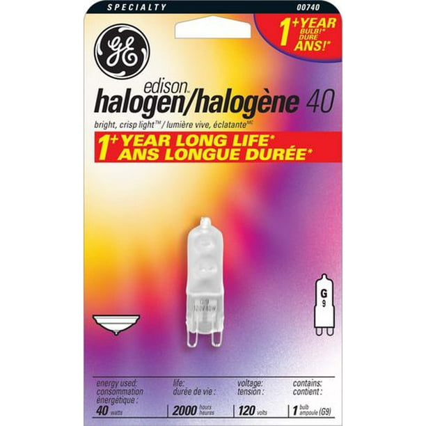 Ampoule halogène T4 de GE Lighting Canada de 40 W