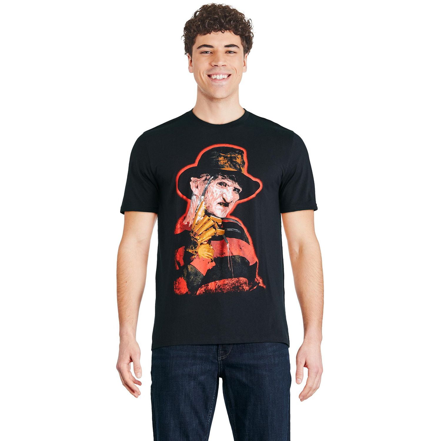 A Nightmare on Elm Street Men's Freddy Short Sleeve Tee, Sizes S-XL