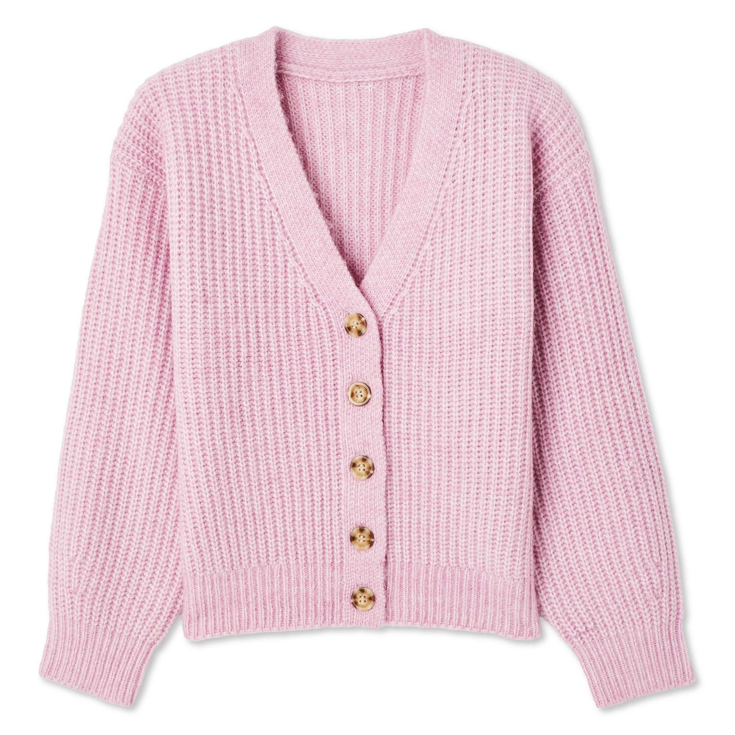 Cable Knit Jumper George Girls Jumpers George Girls' Cozy Cardigan - Main Image