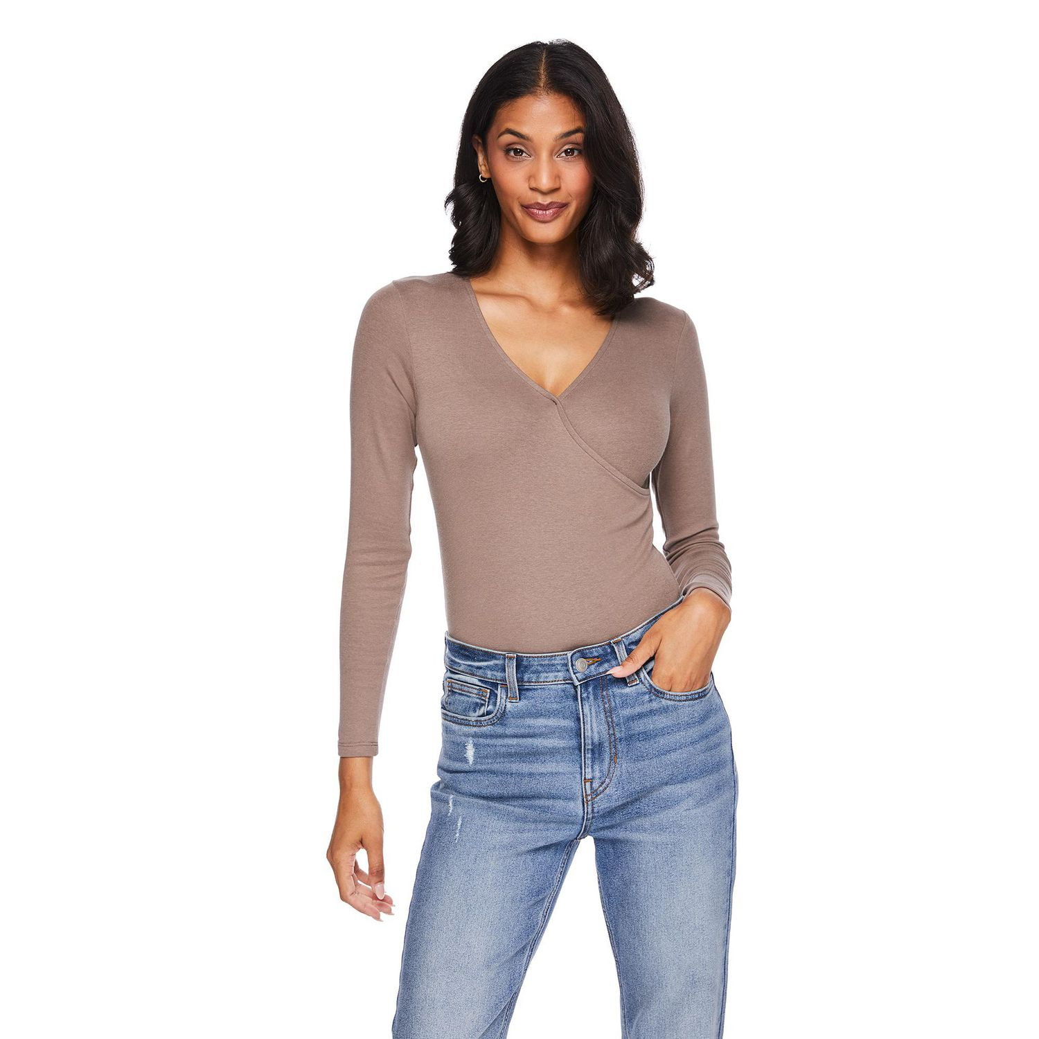 George Women's Cross-Over Bodysuit