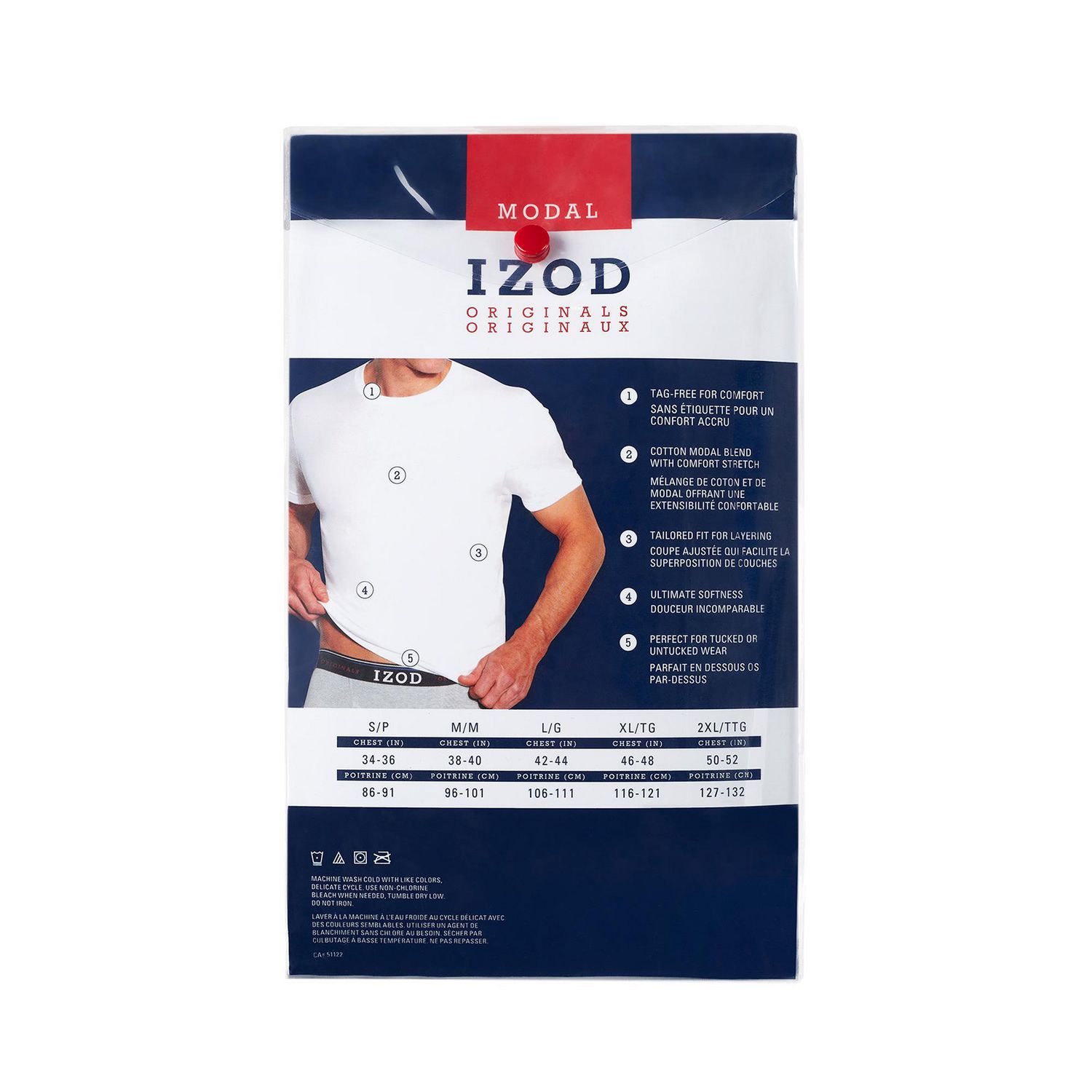 IZOD ORIGINALS 3 Pack Crew Tees, Size S-XL - Walmart.ca