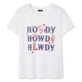 thumbnail image 3 of The Pink Closet Women's Plus Howdy Tee, 3 of 3