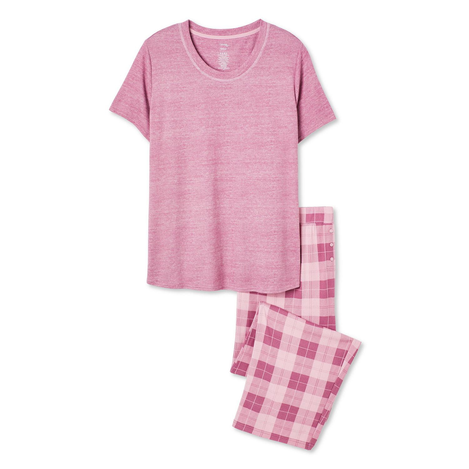 George Women's Plus Pajama 2-Piece Set