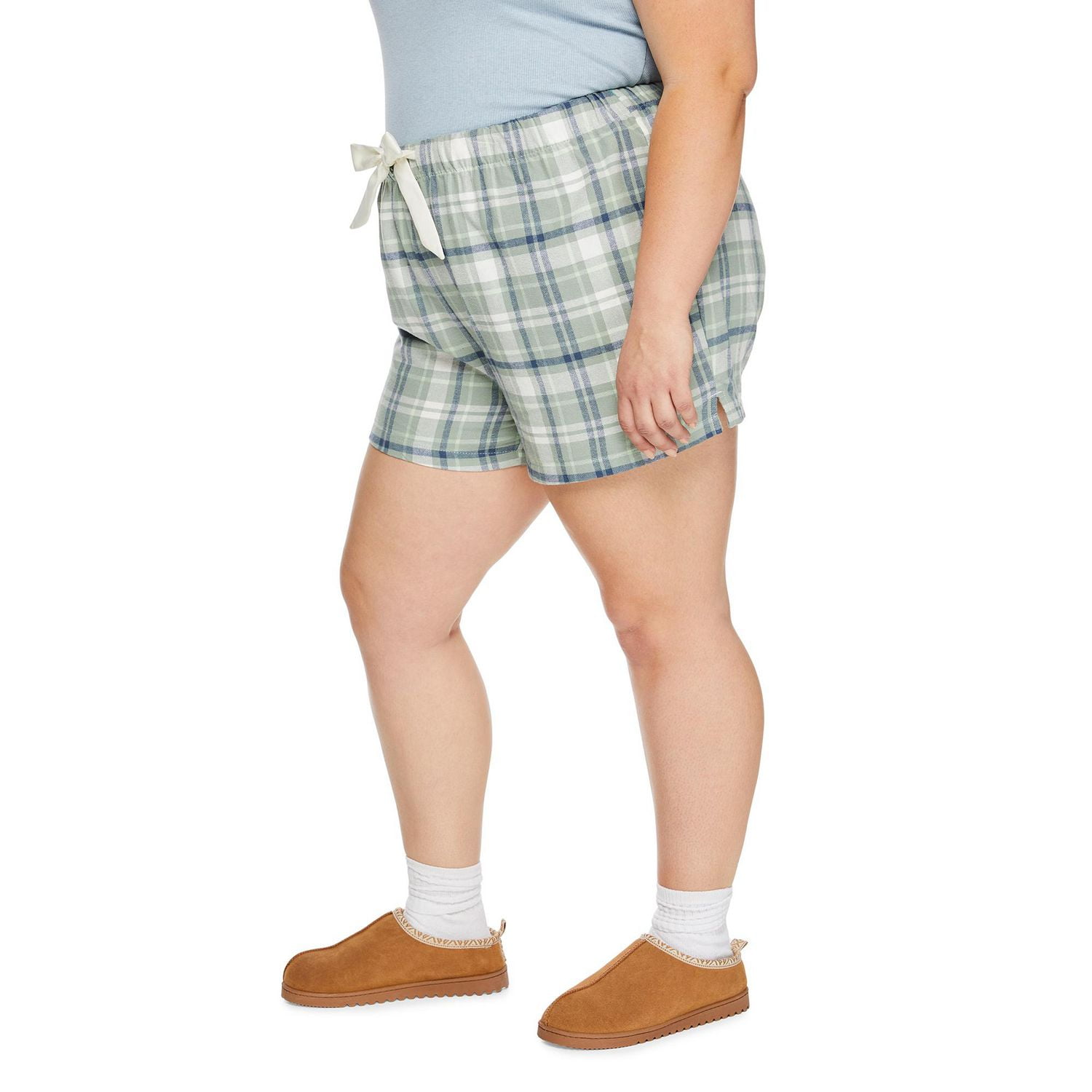 George Women's Plus Flannel Pajama Short