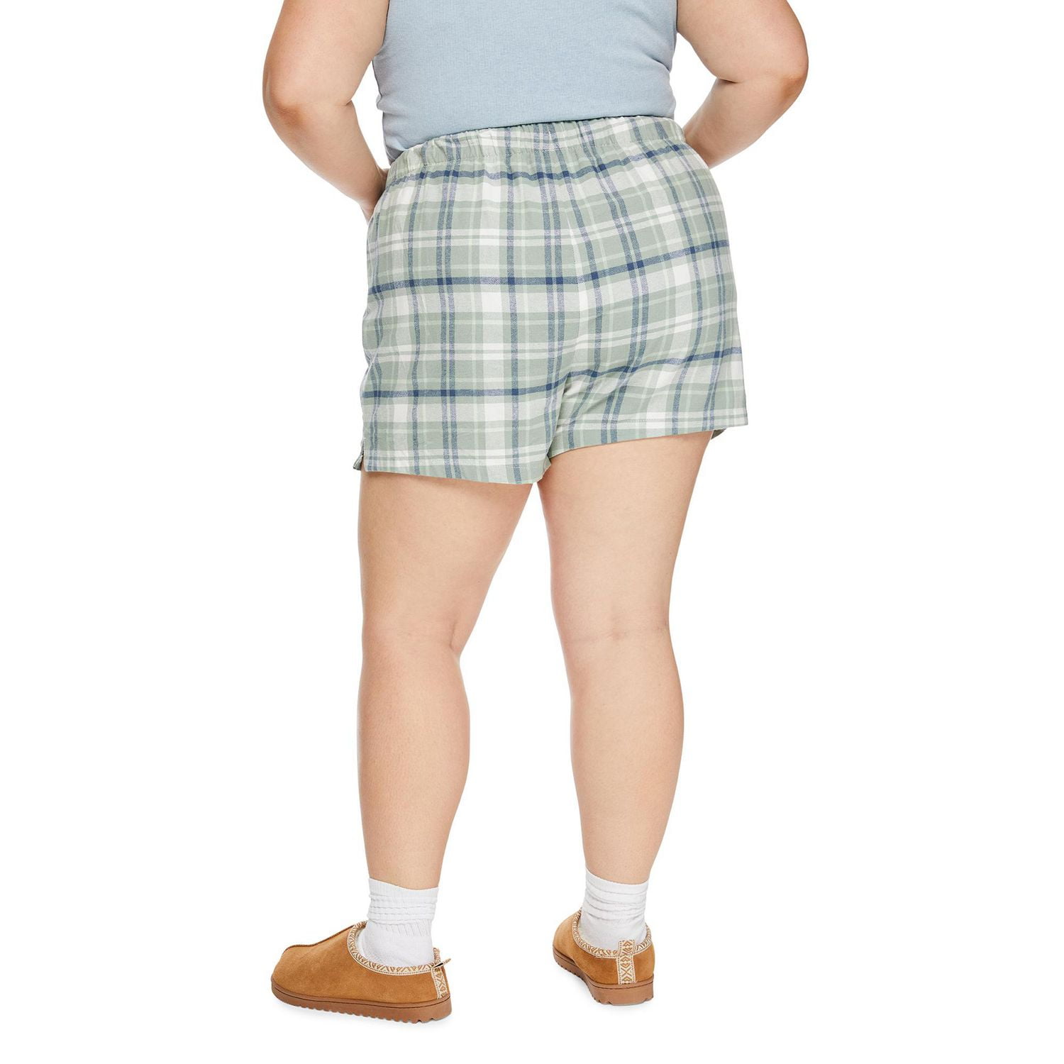 George Women's Plus Flannel Pajama Short