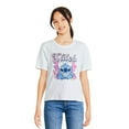 thumbnail image 1 of T-shirt à manches courtes Stitch Disney pour filles, 1 of 3