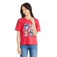 thumbnail image 1 of T-shirt à manches courtes Stitch Disney pour filles, 1 of 3