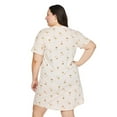 thumbnail image 3 of George Women's Plus Crew Neckline Nightshirt, 3 of 6