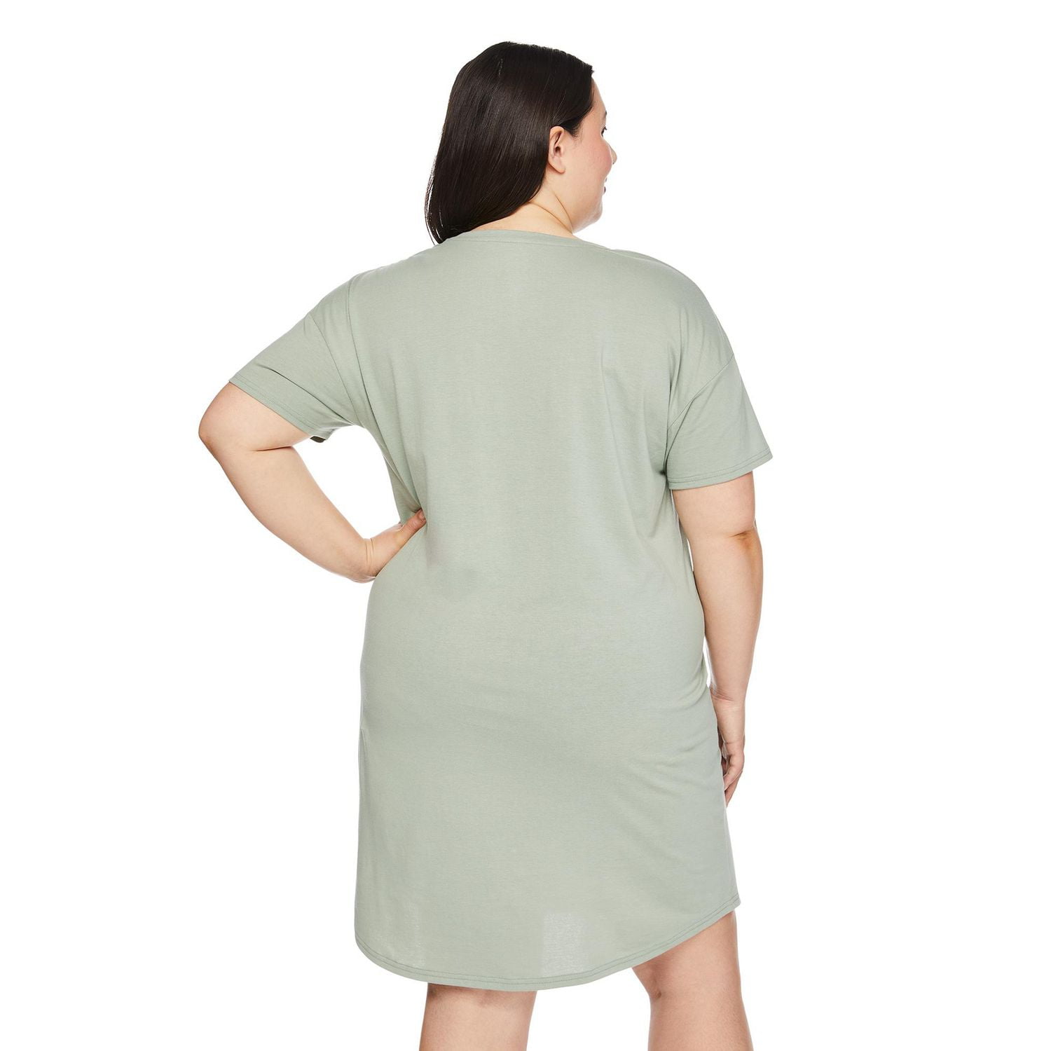 George Women's Plus Crew Neckline Nightshirt